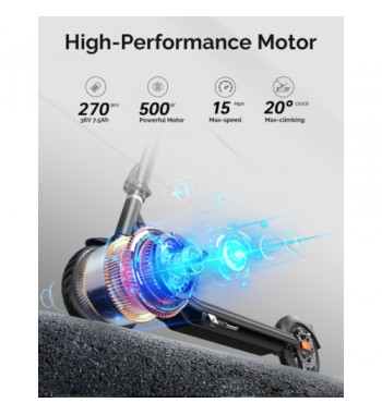 Atomi E20 fekete 250W 25Km/h 7,5Ah