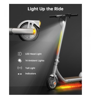 Atomi Alfa ezüst 350 W 25 Km/h 10 Ah